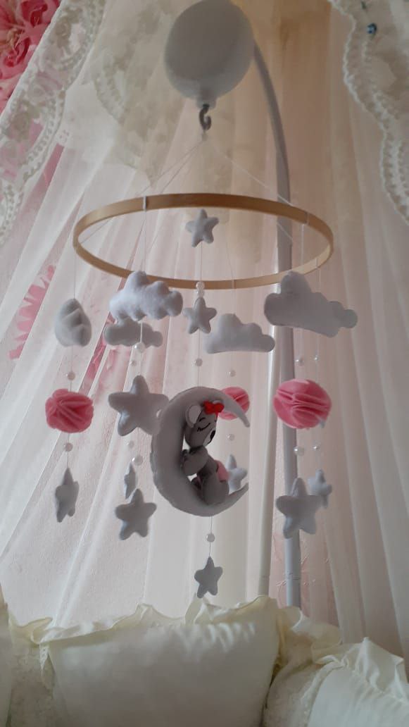 Мобиль с игрушками в кроватку с музыкальным блоком - Товары для детей в Армавир-Успенское