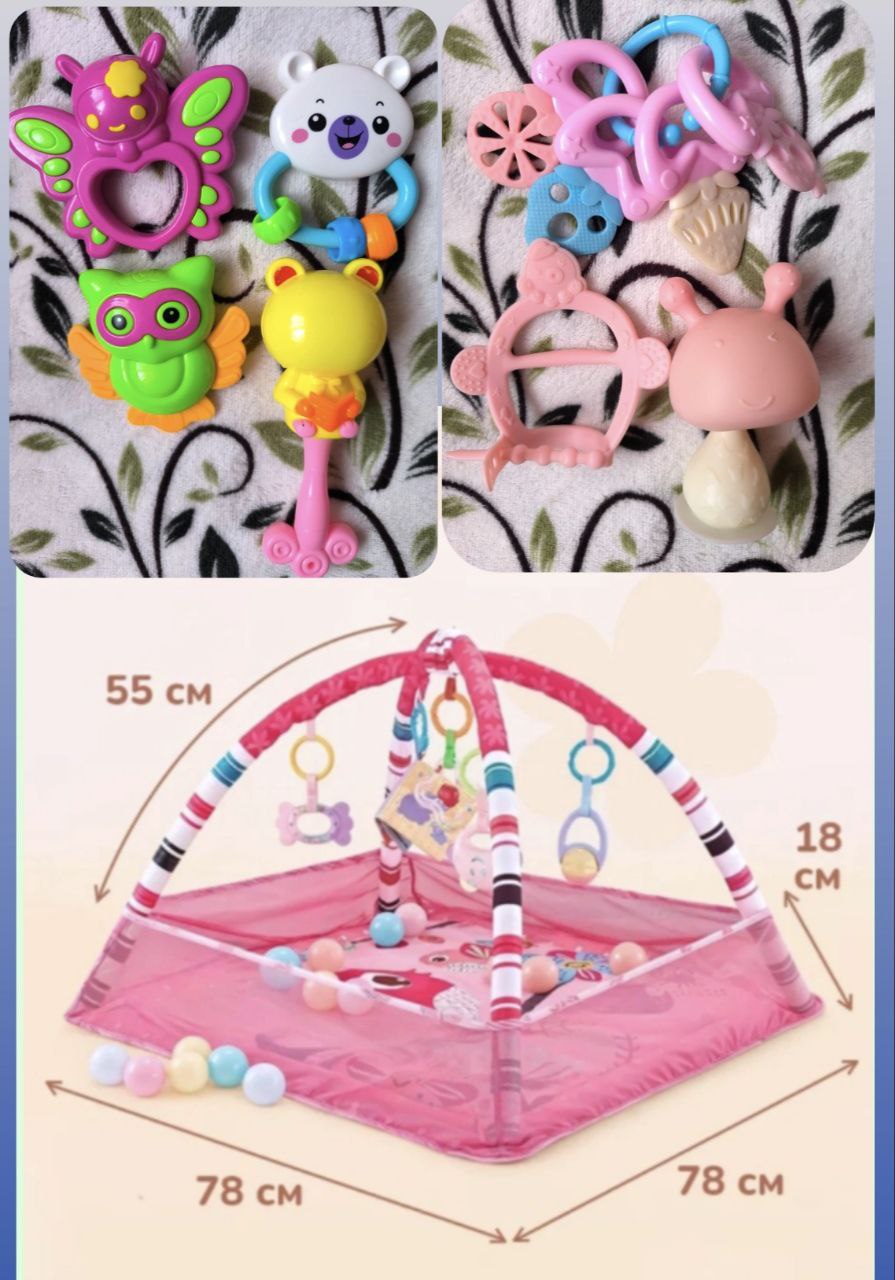Развивающий игровой коврик-манеж для малышей - Товары для детей в Армавир