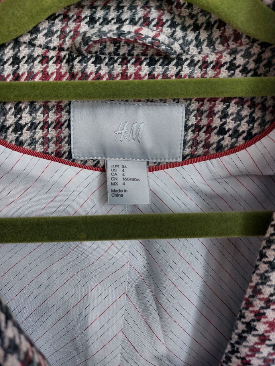 Вельветовый пиджак H&M - Одежда в Одинцово, Балашиха - фото 3