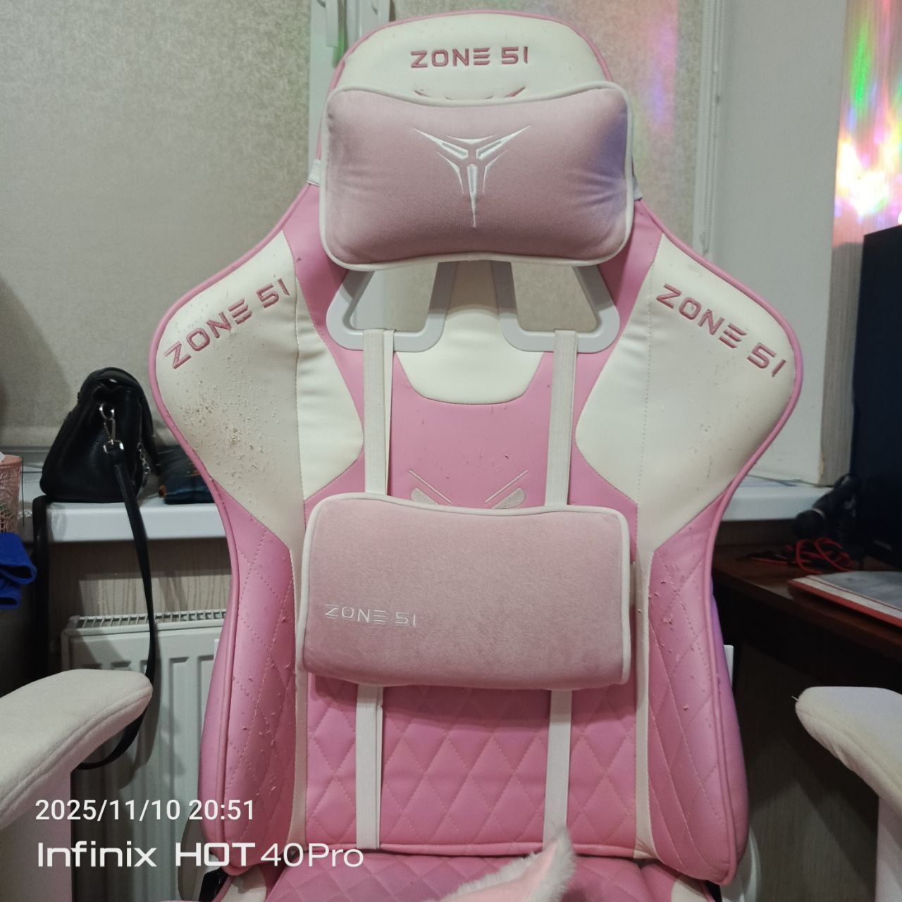 Продажа игрового кресла Zone 51 розового цвета - Для дома и дачи в Калининград - фото 5