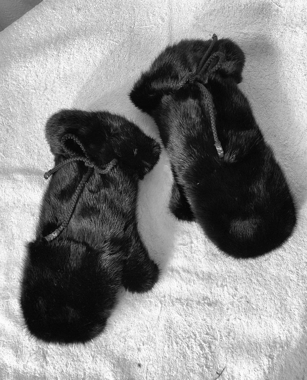 Рукавички Норковые Вязаные зимние Сапожки - Одежда в Ижевск - фото 4