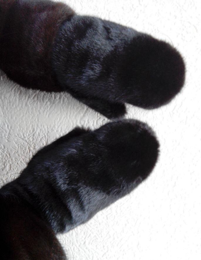 Рукавички Норковые Вязаные зимние Сапожки - Одежда в Ижевск - фото 5