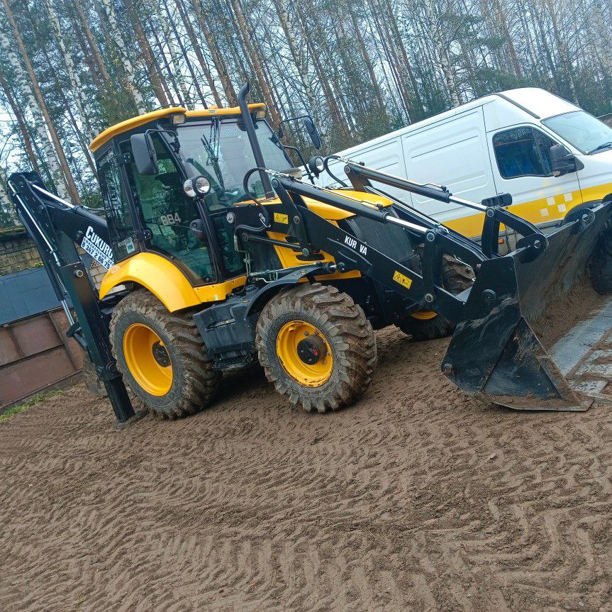 Услуги экскаватора-погрузчика Cukurova 884 - частное объявление в Ижевск