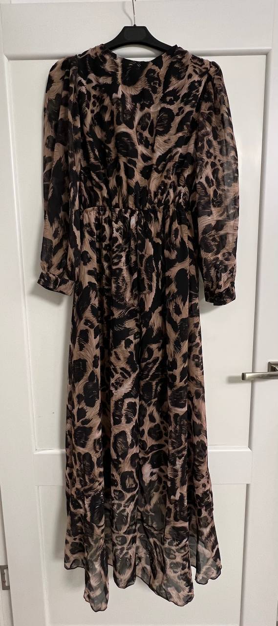 Шифоновое эффектное платье на подкладе - Одежда в Москва - фото 2