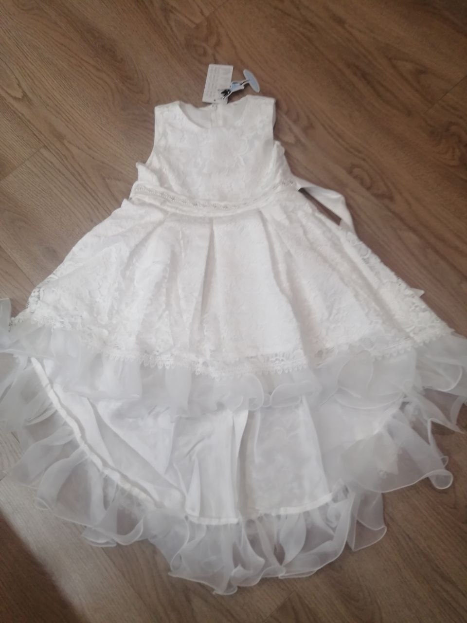 Белое кружевное платье для девочки - Одежда в Москва - фото 2