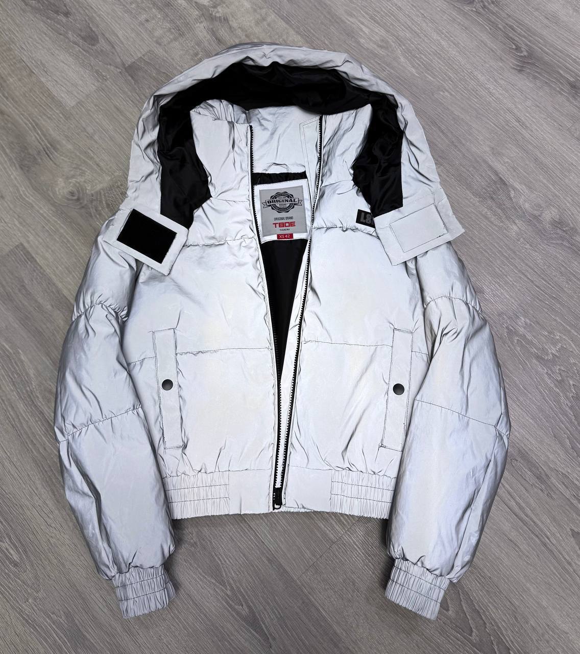 Куртка демисезонная теплая со светоотражающим эффектом - Одежда в Москва - фото 3