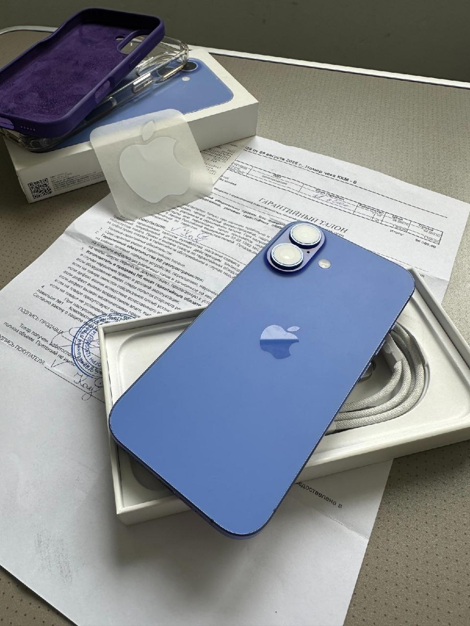 IPhone 16 128гб Ultramarine - Электроника в Москва - фото 3