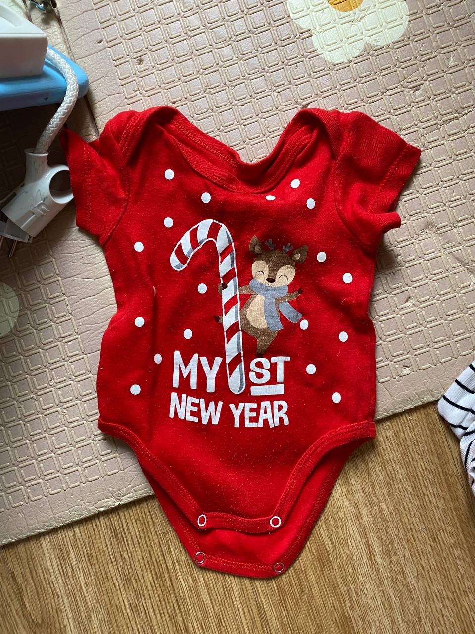 Платье новогоднее с бодиком и колготочками 74 размер - Одежда в Химки - фото 2