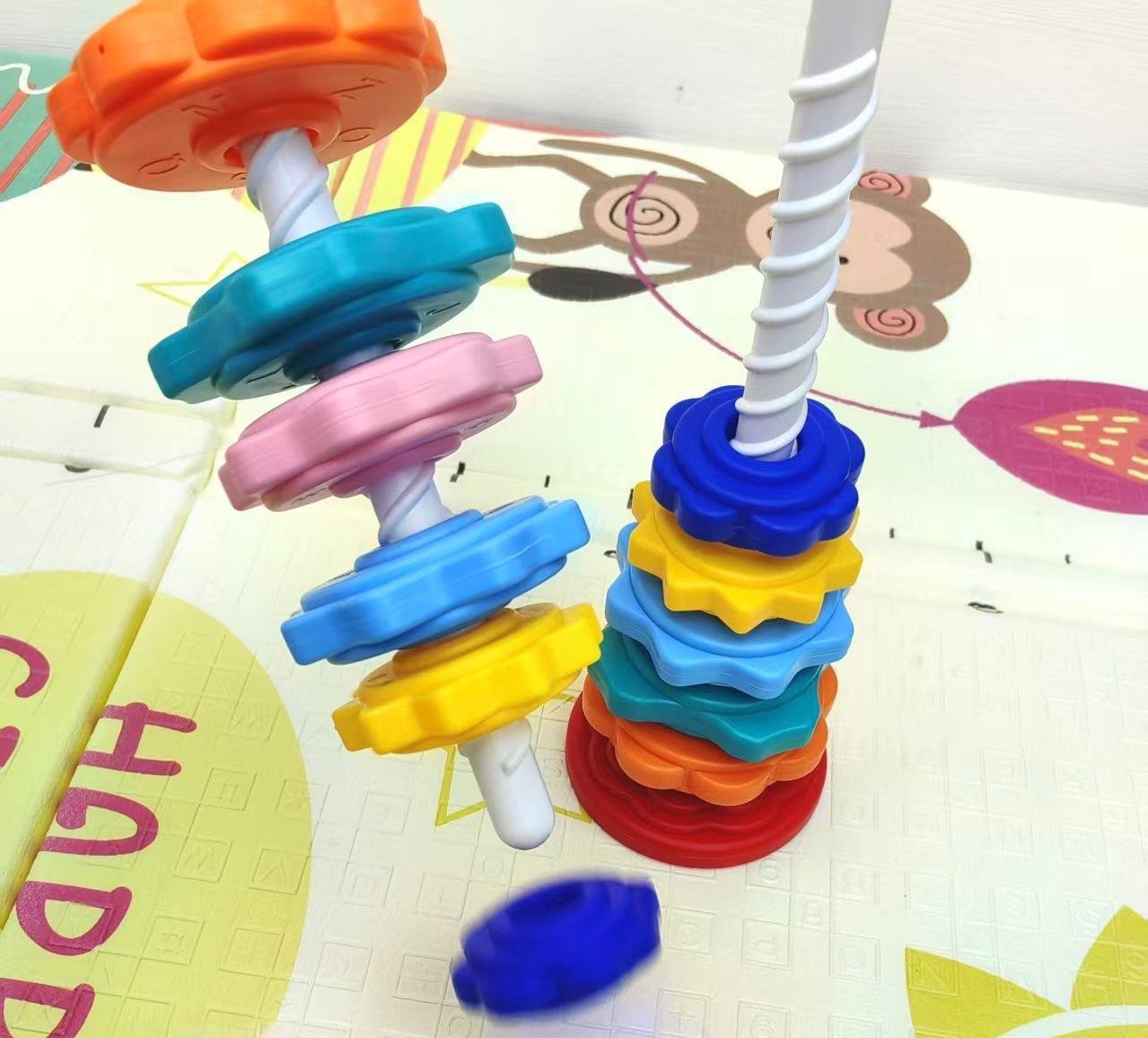 Развивающая пирамидка для детей вращающаяся - Товары для детей в Химки - фото 3