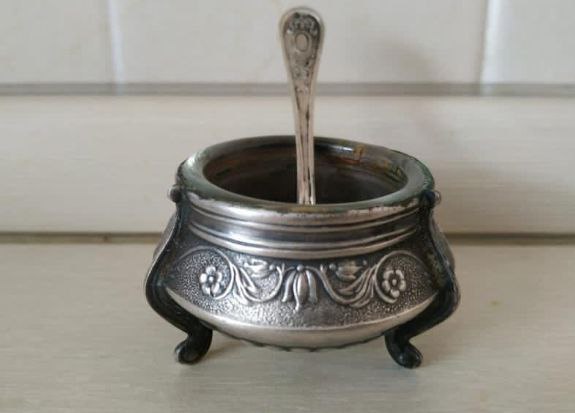 Продам горчичница и солонка времён СССР. Мельхиор. Кайеркан - Для дома и дачи в Кайеркан