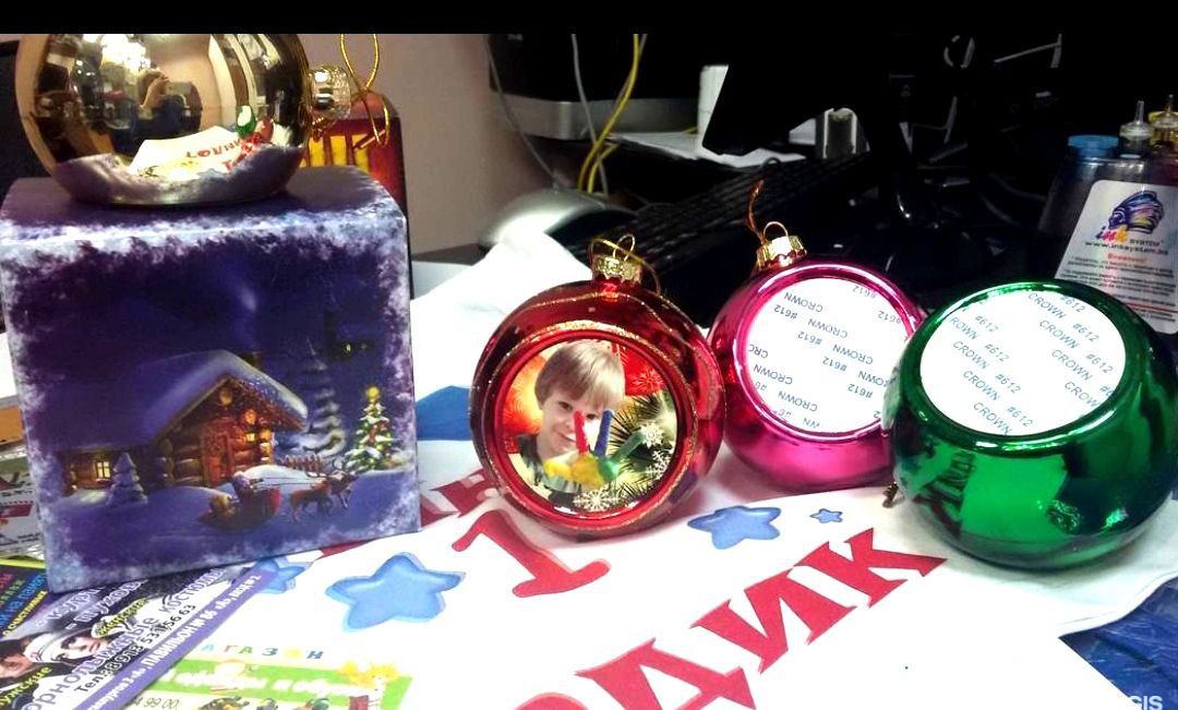 Новогодние шары с вашим фото - частное объявление в Норильск