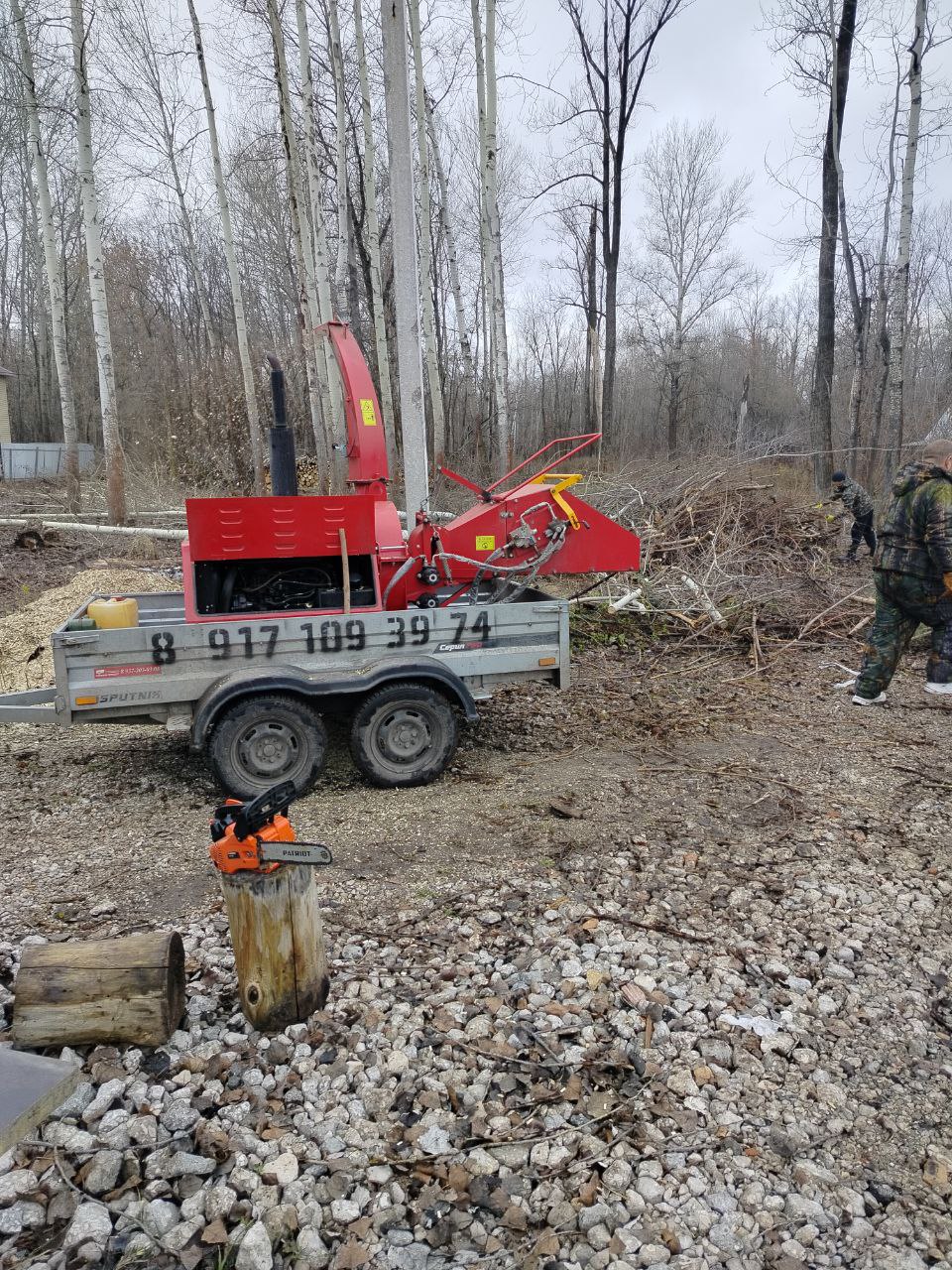Аренда мобильной дробилки для древесины - Услуги в Самара