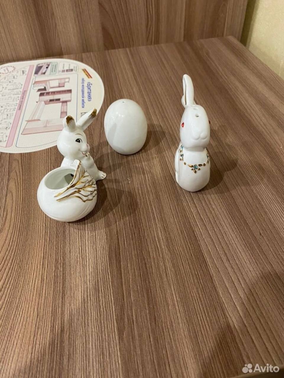 Соломка, перечница и подставка для зубочисток в виде зайцев - Для дома и дачи в Томск - фото 4