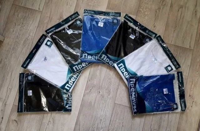 Продажа однотонных футболок премиум - Одежда в Чебоксары - фото 2