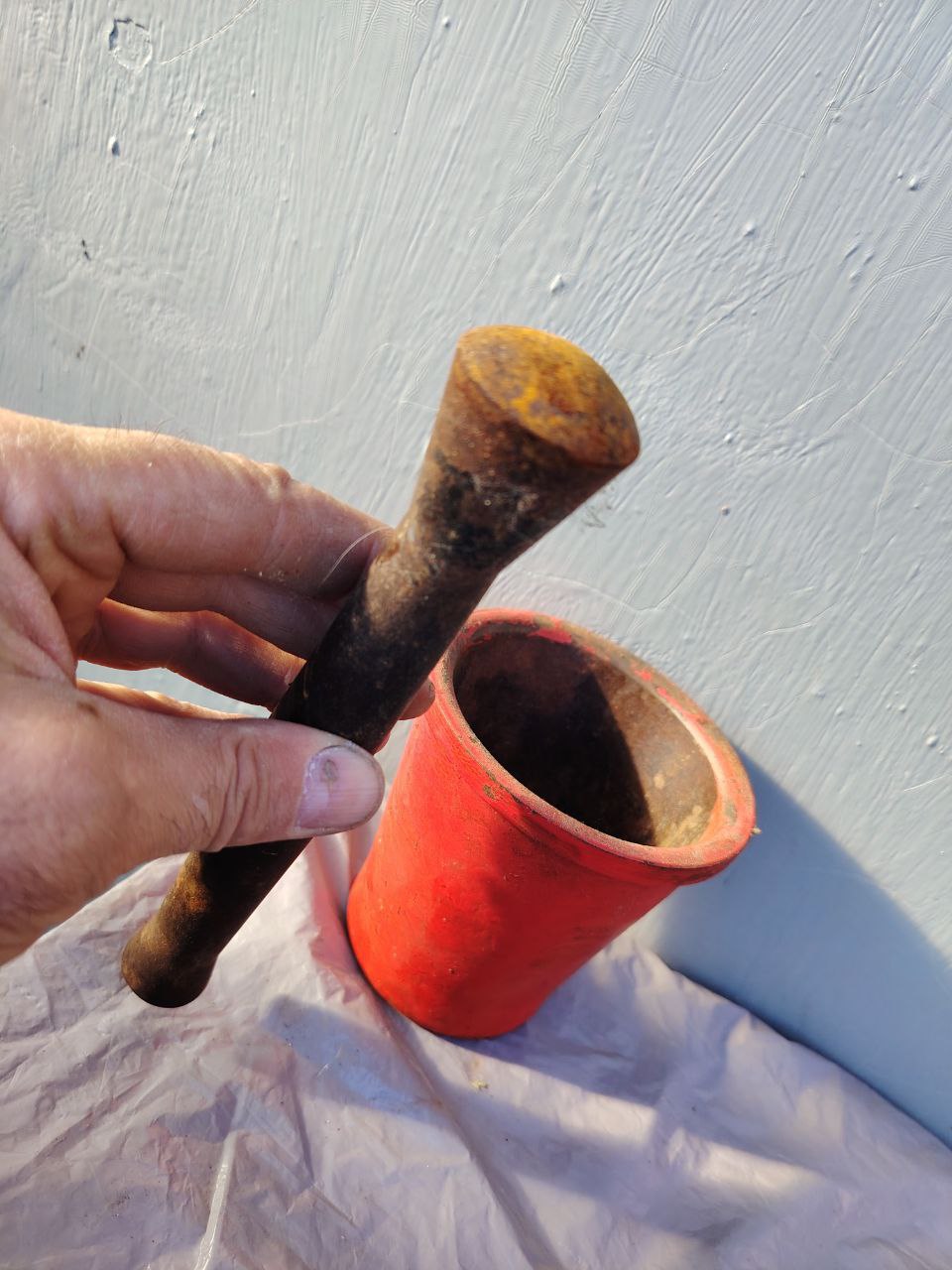 Ступа ступка пестик металл чугун СССР - Для дома и дачи в Екатеринбург - фото 3