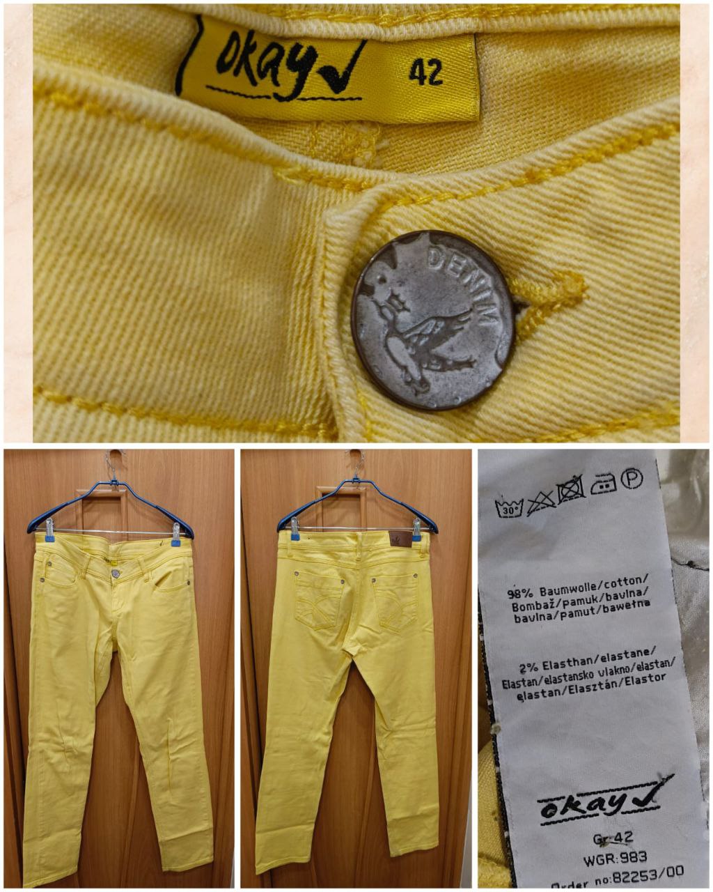 Женские джинсы Okay размер 42+6 - Одежда в Тула