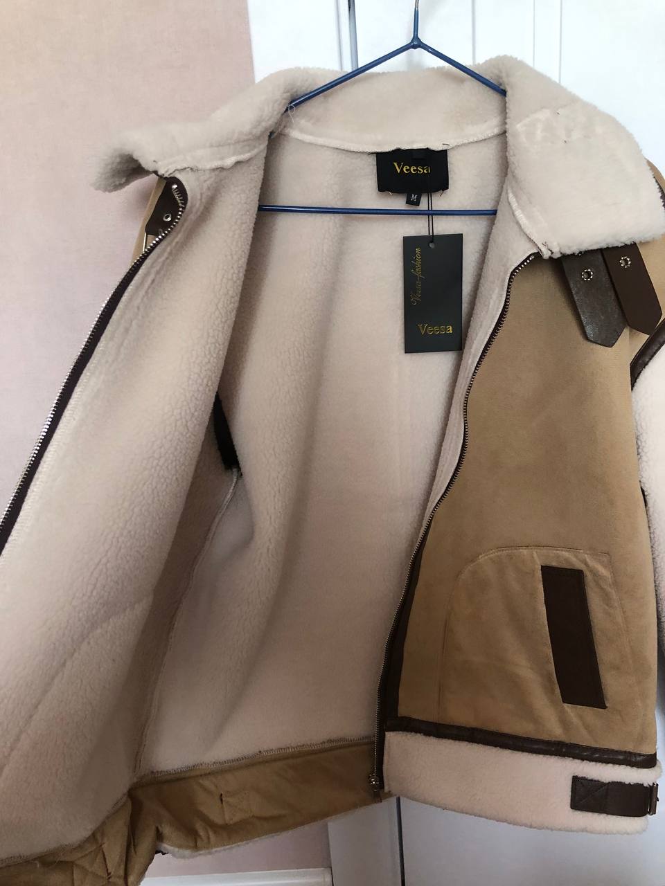 Куртка-дубленка интересного дизайна - Одежда в Орск - фото 5