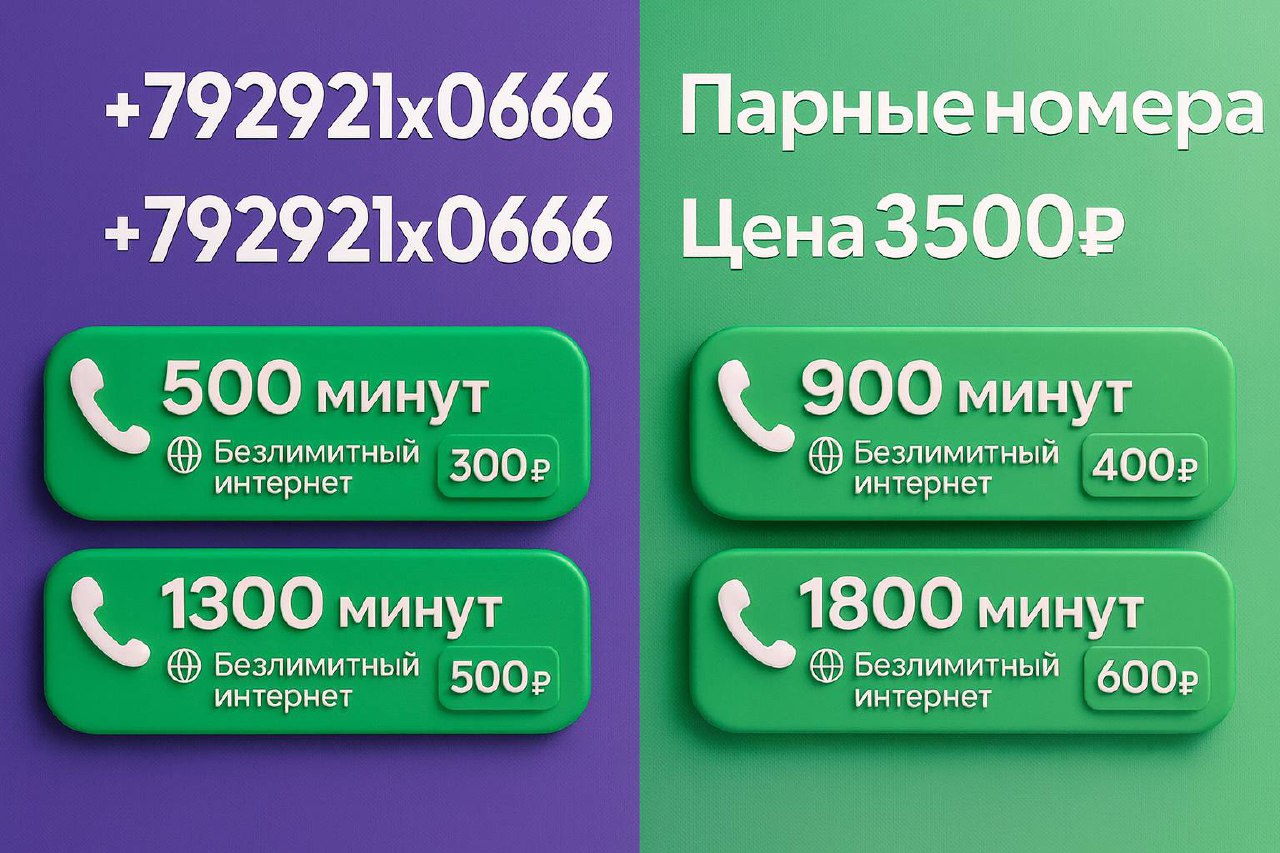 Новые номера Мегафон - частное объявление в Нальчик