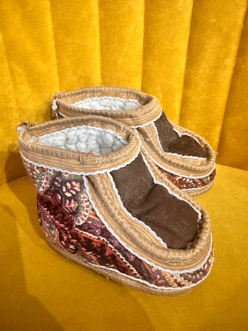 Теплые домашние чуни на овчине - частное объявление в Подольск