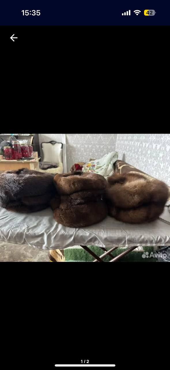 Продам шапки норковые на перешив - Одежда в Чита - фото 2