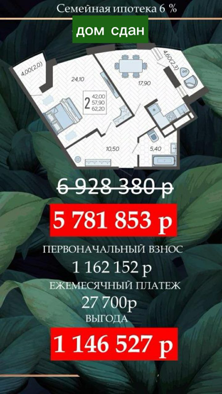 Квартиры в сданном ЖК Западный обход - частное объявление в Сочи