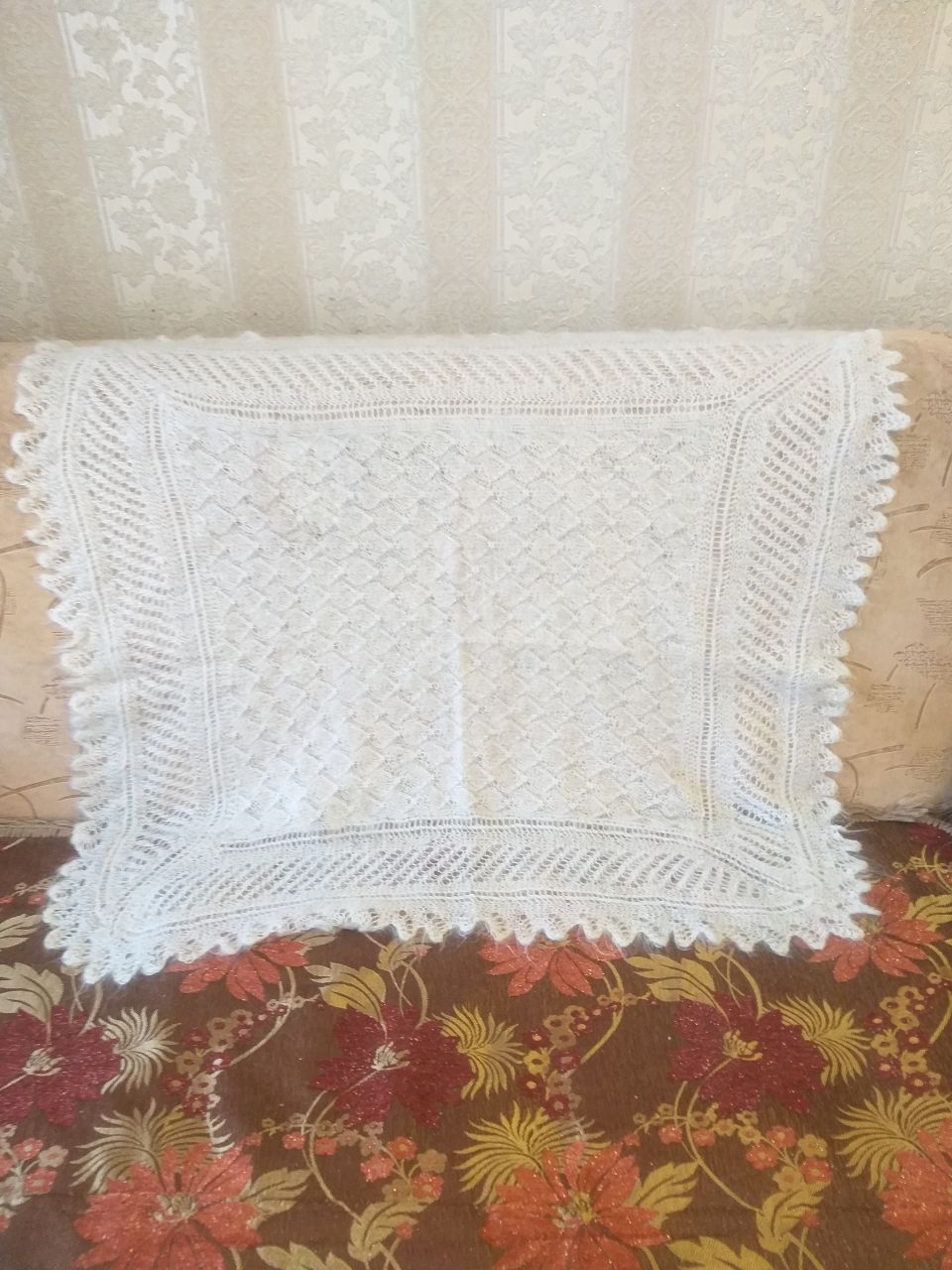 Шаль и шарфик паутинка ручной работы - Одежда в Самара