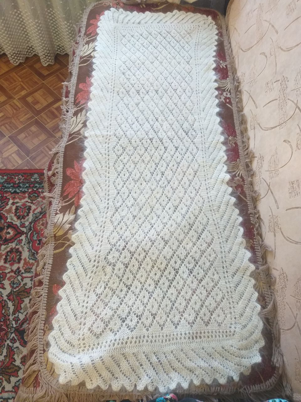 Шаль и шарфик паутинка ручной работы - Одежда в Самара - фото 2