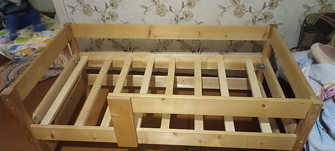 Детская кроватка из массива сосны - Товары для детей в Подольск - фото 3