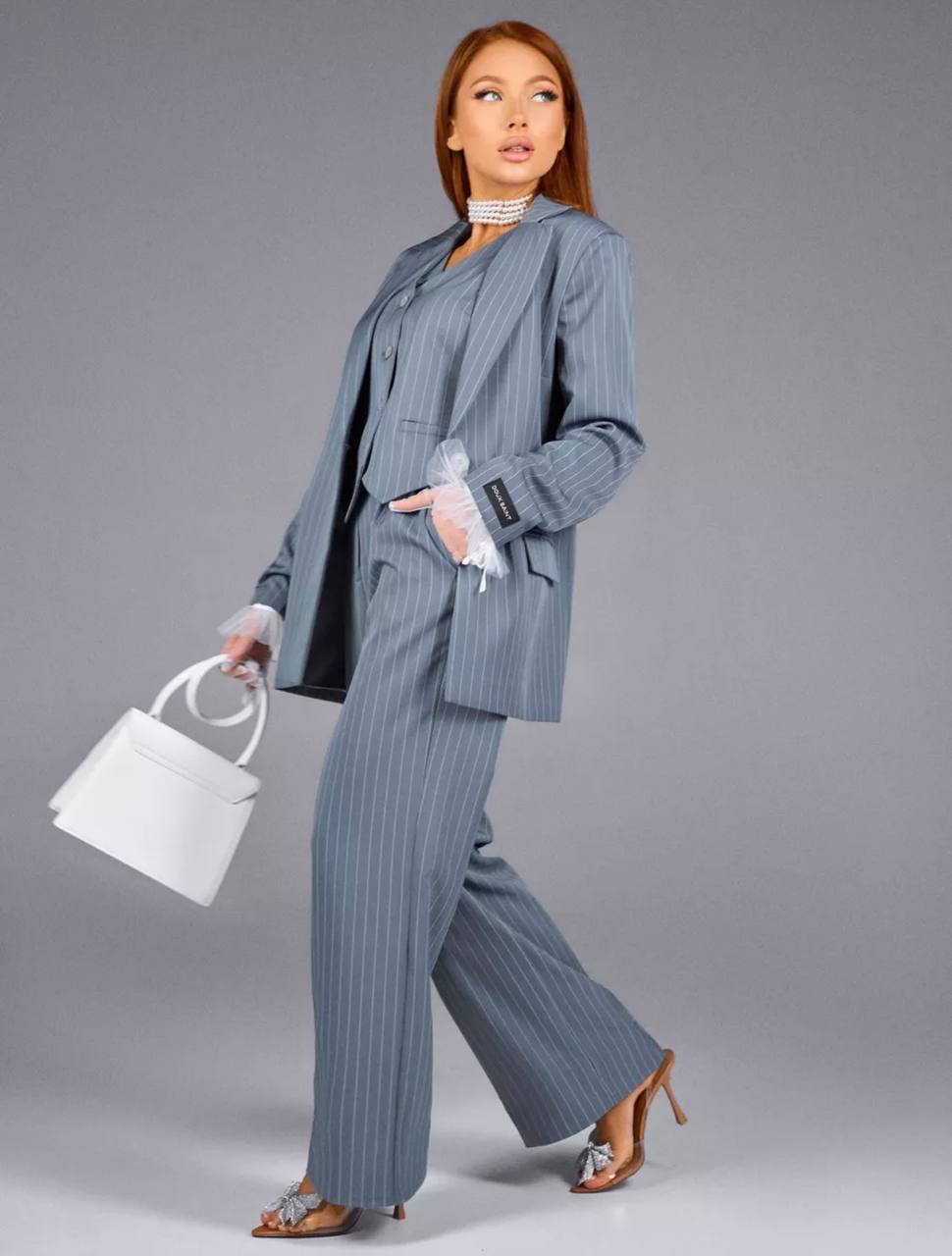 Женский костюм брючный 42 размер - Одежда в Подольск - фото 4