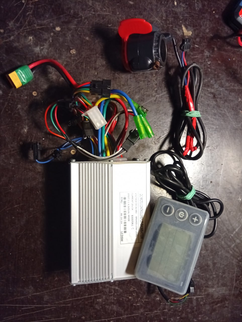 Электрический велосипед ЖК-дисплей приборная панель SM5PIN+20A контроллер - Электроника в Ростов-на-Дону