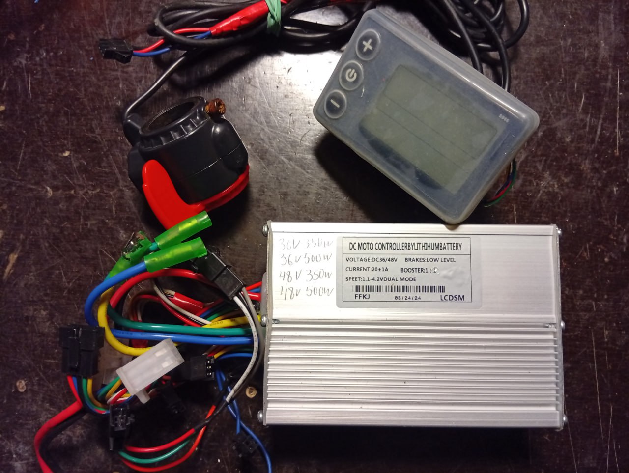 Электрический велосипед ЖК-дисплей приборная панель SM5PIN+20A контроллер - Электроника в Ростов-на-Дону - фото 3