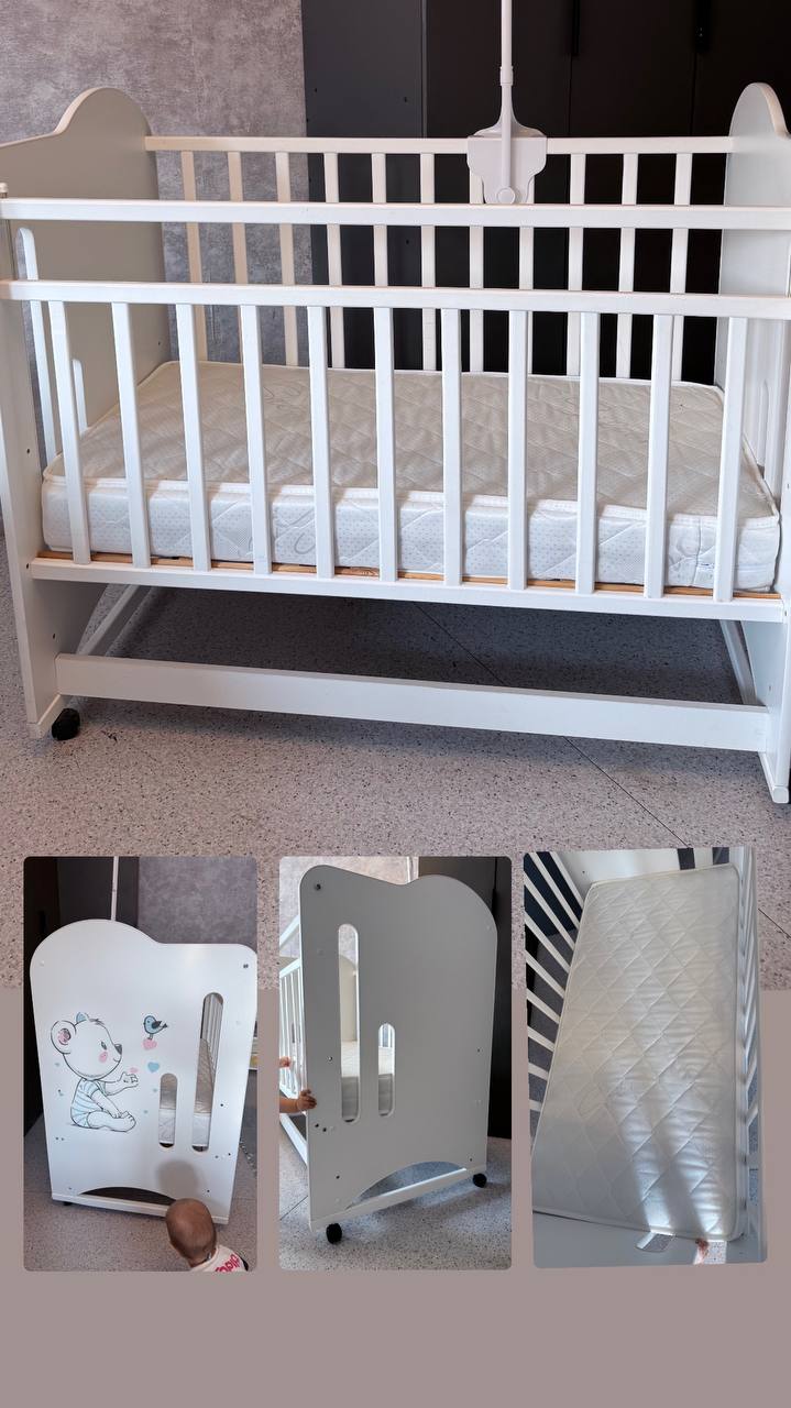 Продам детскую кроватку из массива берёзы - частное объявление в Владивосток