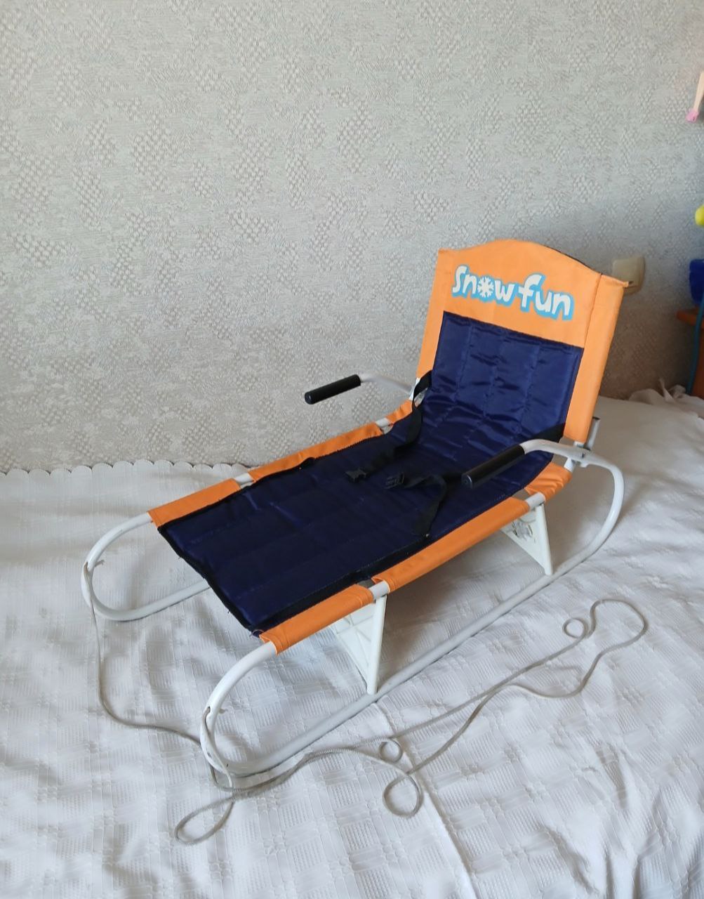 Санки складные с мягким сиденьем и спинкой - Товары для детей в Хабаровск