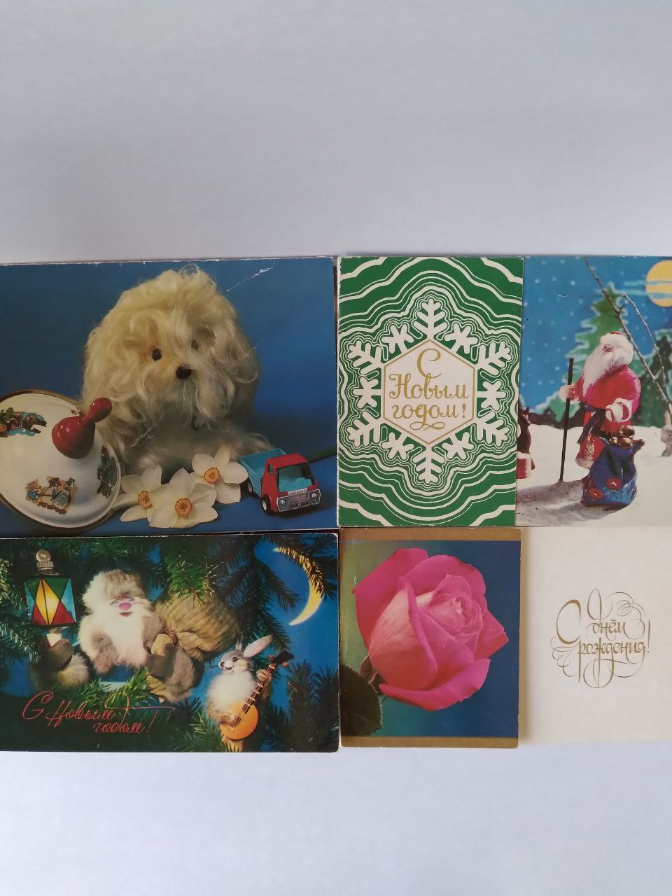 Новогодние пластиковые клипсы и чистые открытки - Хобби и отдых в Кемерово