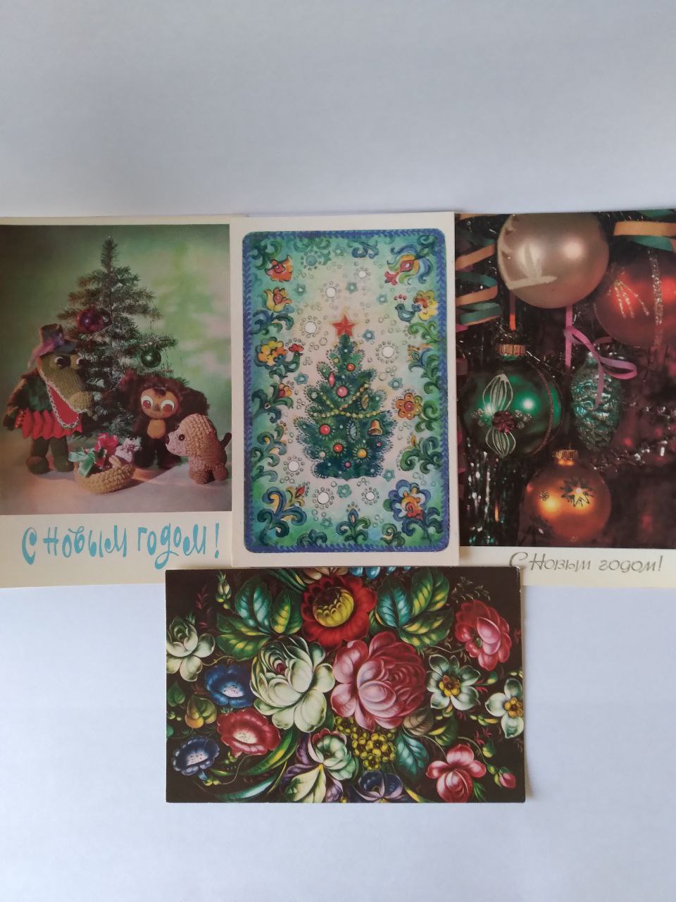 Новогодние пластиковые клипсы и чистые открытки - Хобби и отдых в Кемерово - фото 3