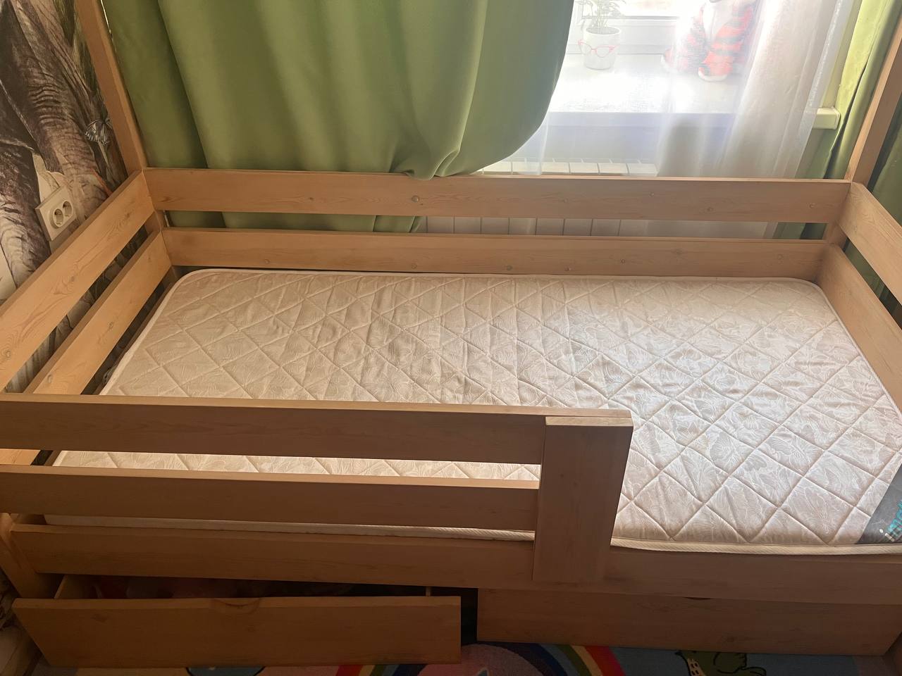 Продам 1,5 кровать с матрацем и наматрасником - Для дома и дачи в Владивосток - фото 4