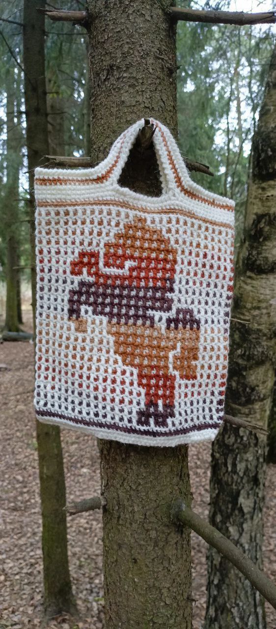 Сумка ручная работа шерсть/акрил - Одежда в Балашиха