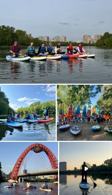 Прогулки на SUP бордах в Москве - частное объявление в Москва