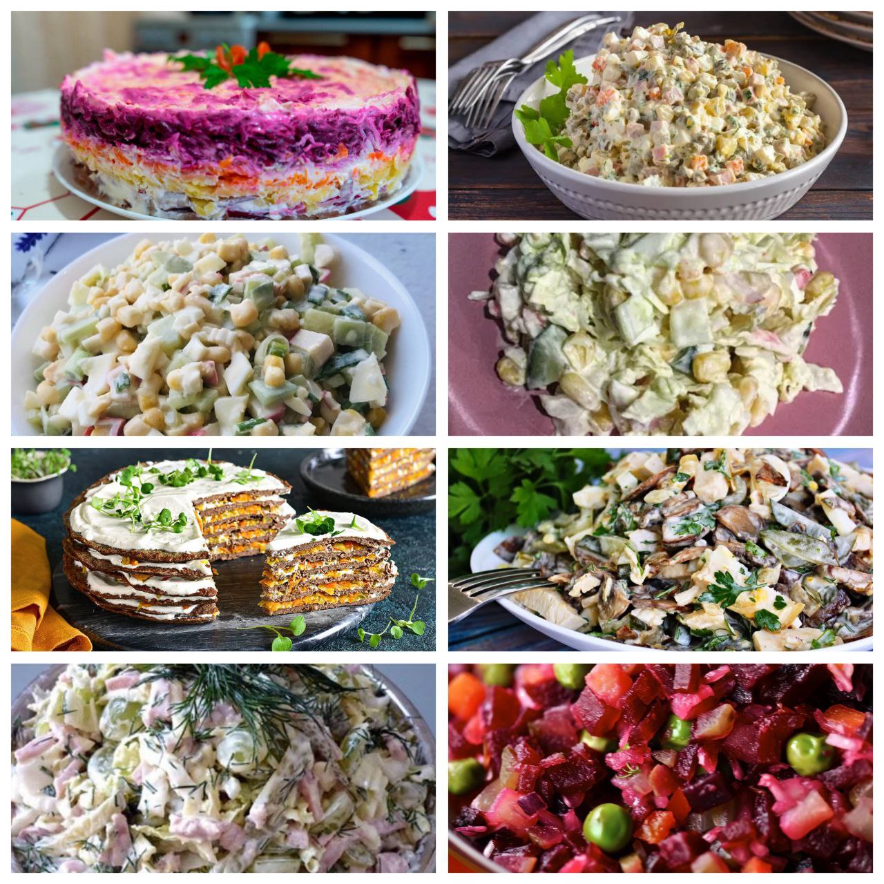 Новогодние домашние салаты и закуски - Услуги в Саратов