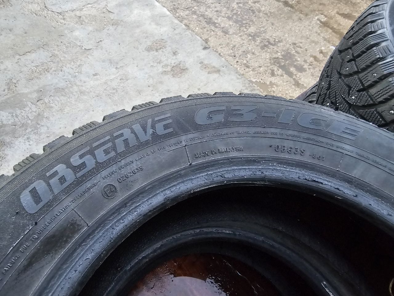 Комплект зимней резины Toyo Observe G3-Ice 185/65/15 - Авто в Саратов - фото 3