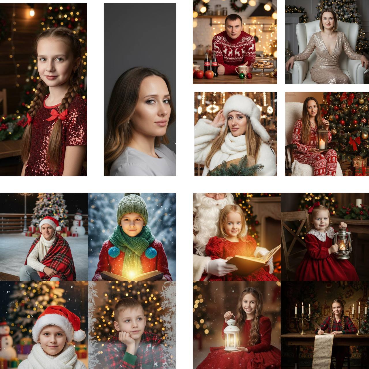 Новогодние фотосессии с нейросетями - частное объявление в Матвеев Курган