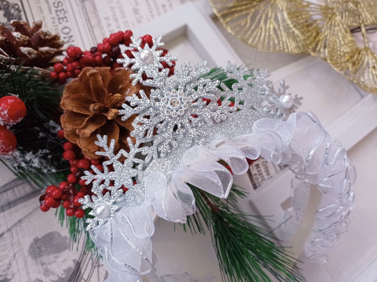 Бантики и аксессуары ручной работы к Новому Году - Хобби и отдых в Новосибирск - фото 4