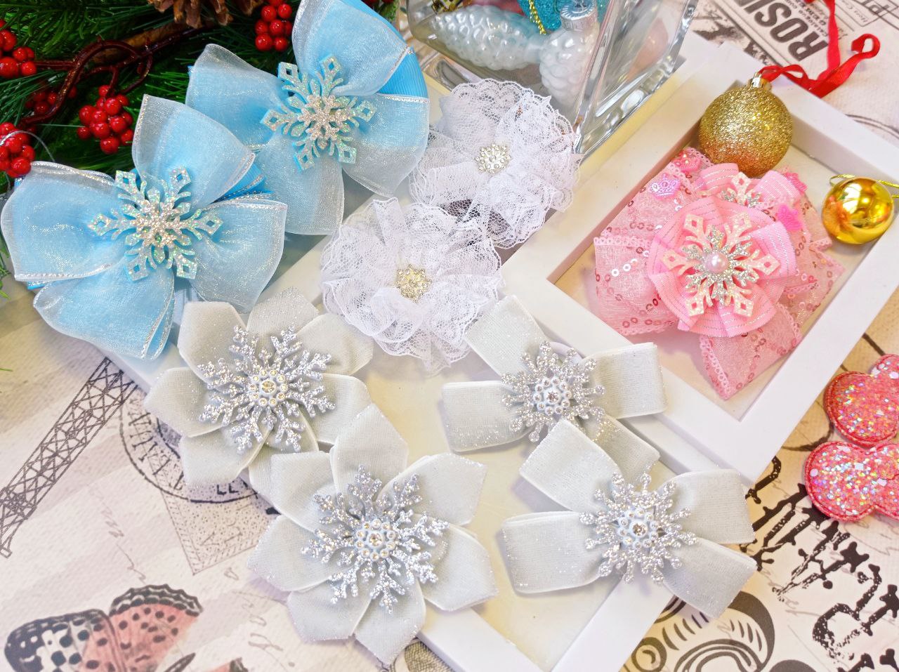 Бантики и аксессуары ручной работы к Новому Году - Хобби и отдых в Новосибирск - фото 6