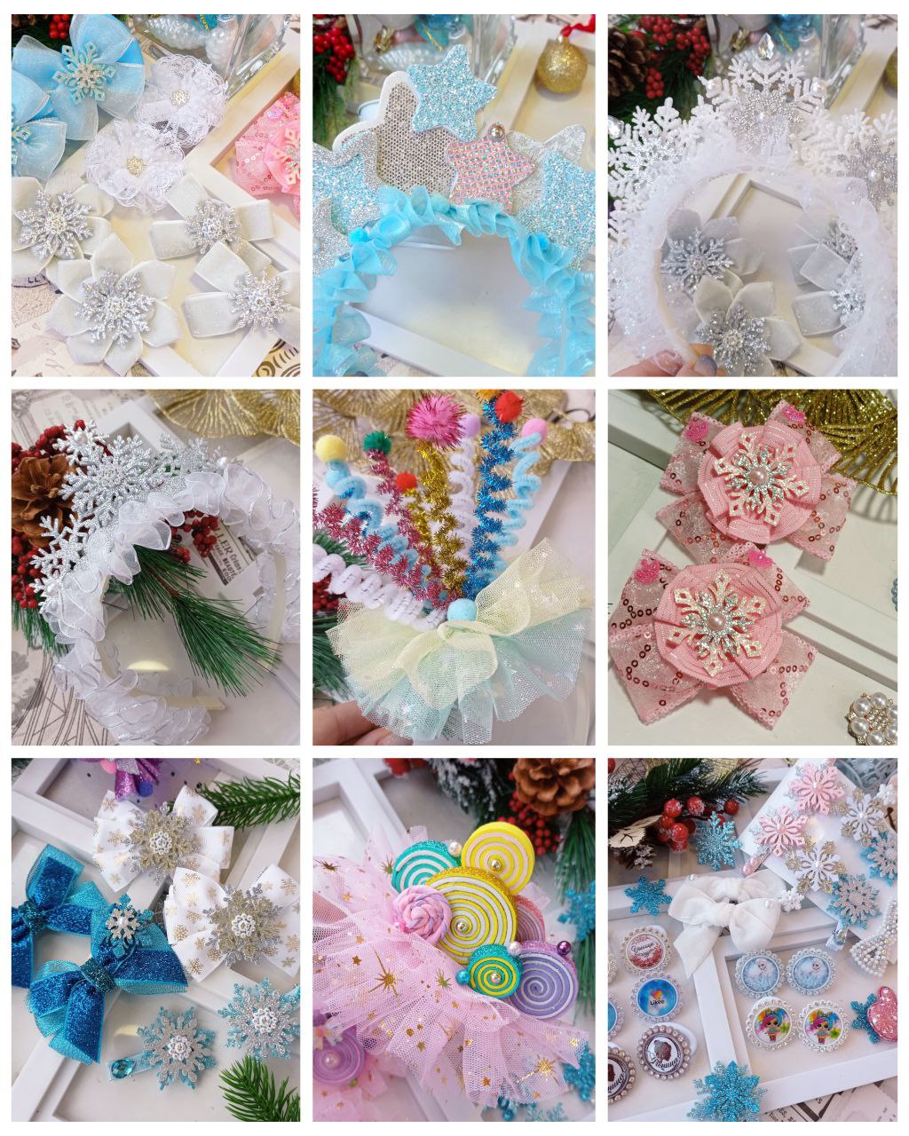 Бантики и короны ручной работы к Новому Году - Хобби и отдых в Новосибирск - фото 4