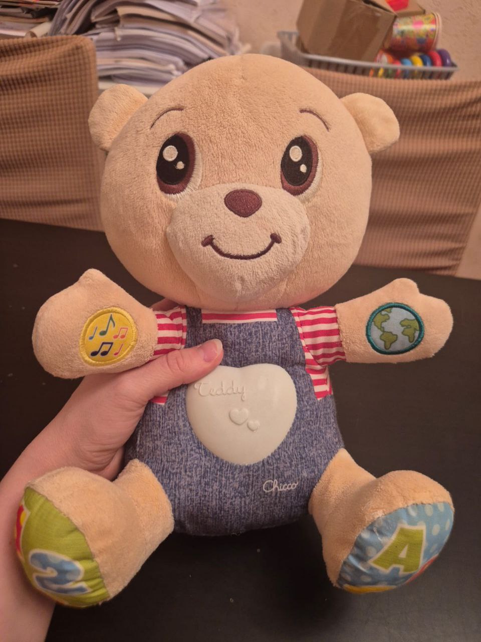 Интерактивная говорящая двуязычная игрушка Chicco Мишка Тедди Emotion - Товары для детей в Москва