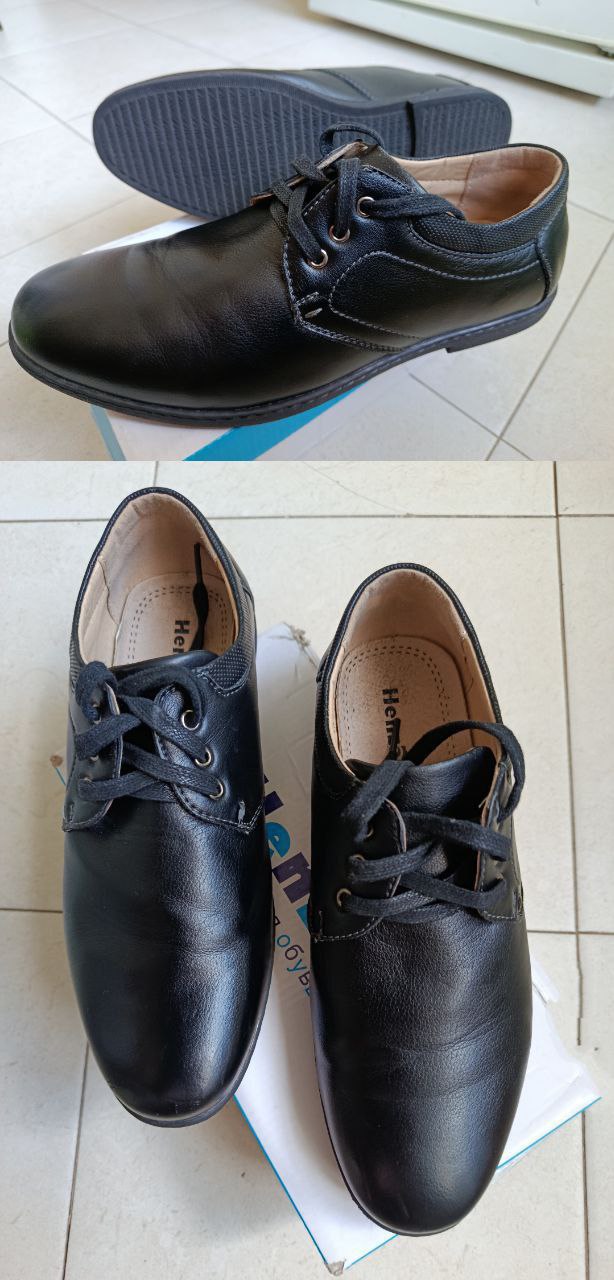 Мужские туфли на подростка 39 размер - Одежда в Москва