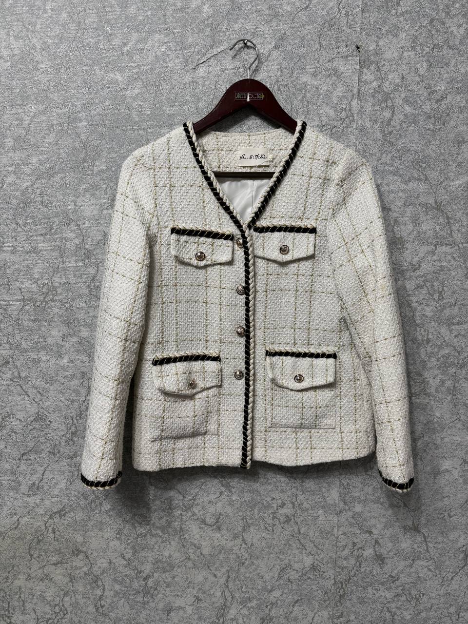 Стильный твидовый пиджак - Одежда в Москва