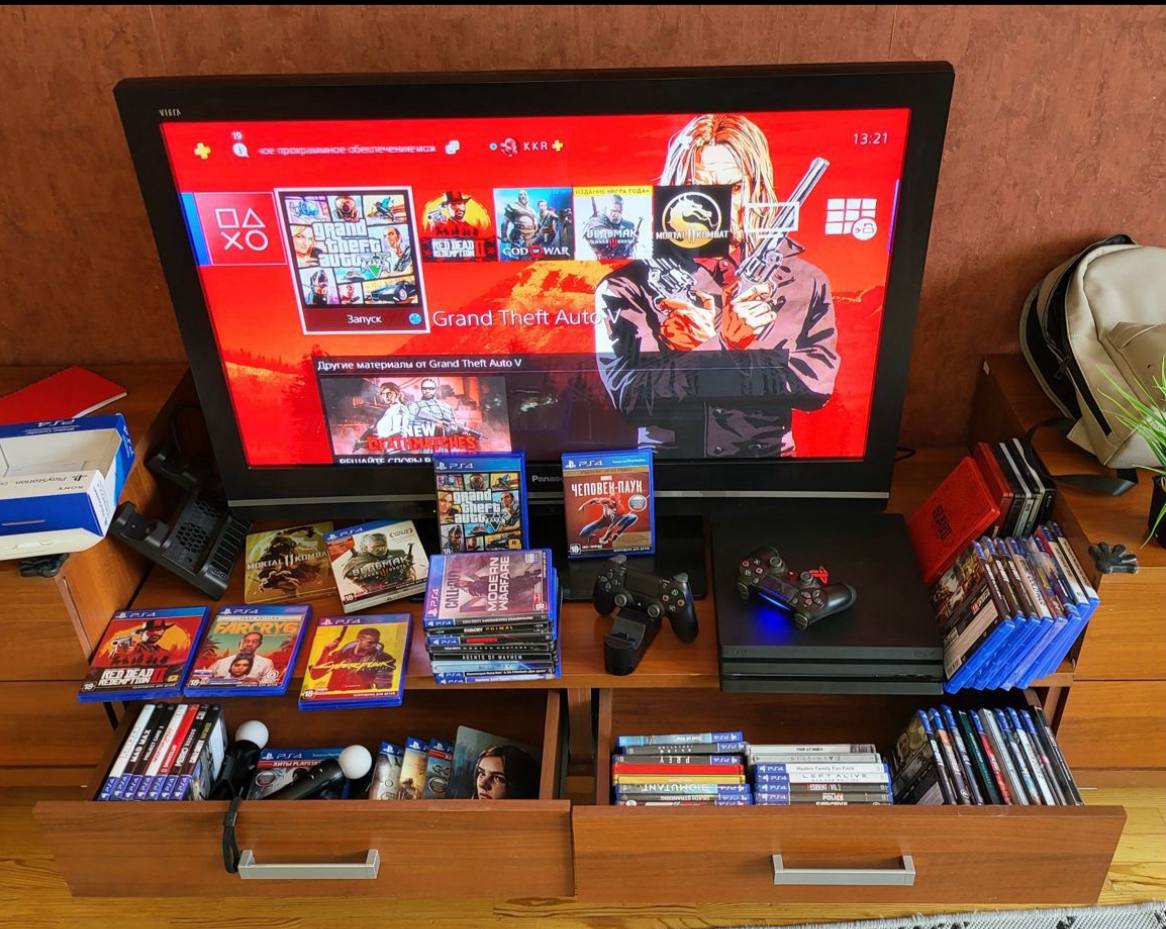 Продажа Sony PlayStation 4 PRO 1TB с играми - Электроника в Томск - фото 5