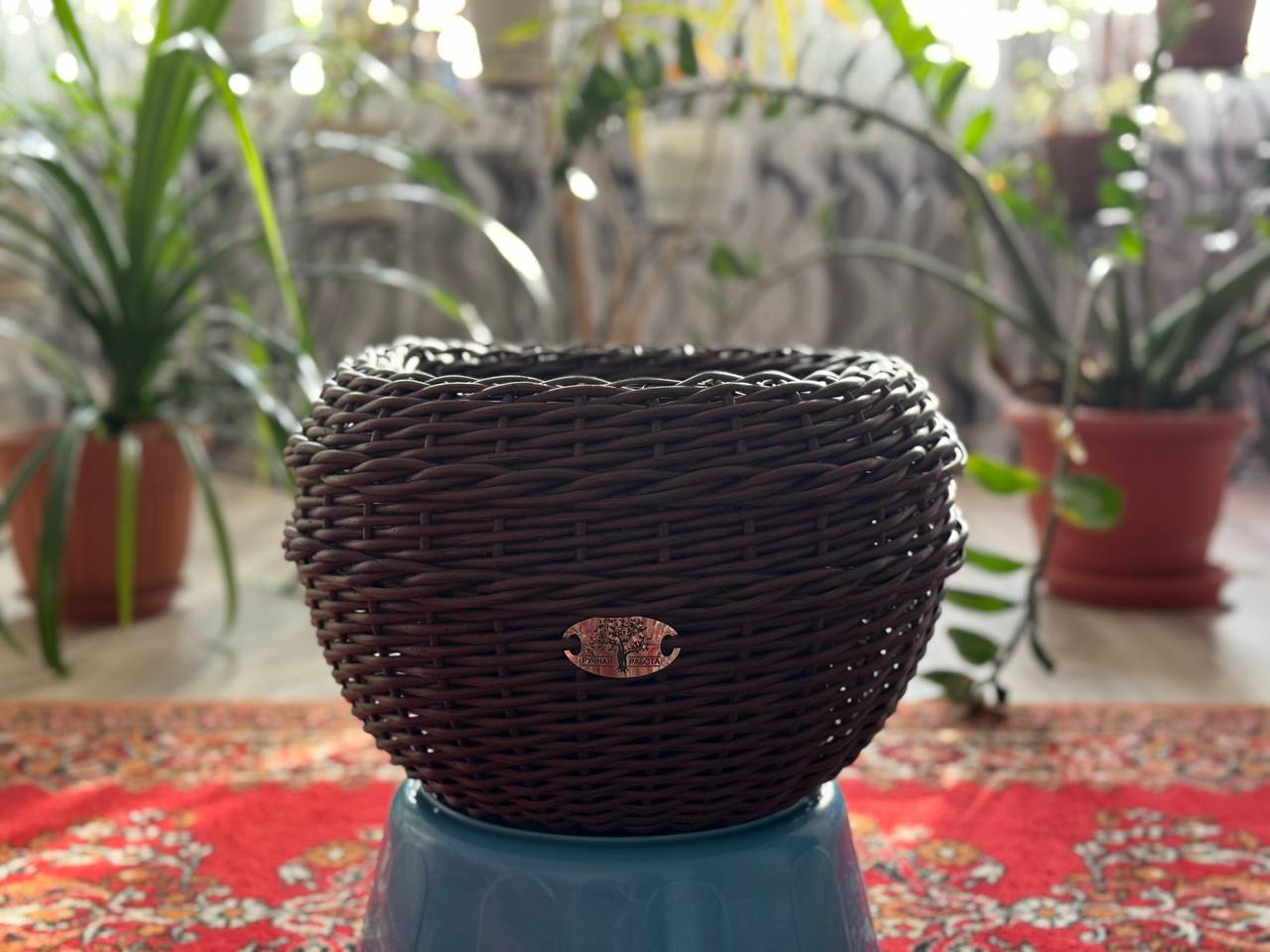 Кашпо из ротанга ручной работы - Для дома и дачи в Оренбург - фото 3