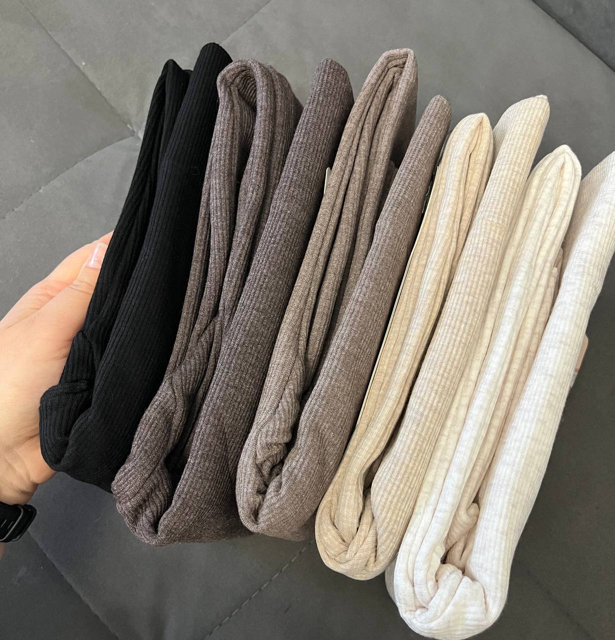 Лосины рубчик и гладкие - Одежда в Чебоксары - фото 3